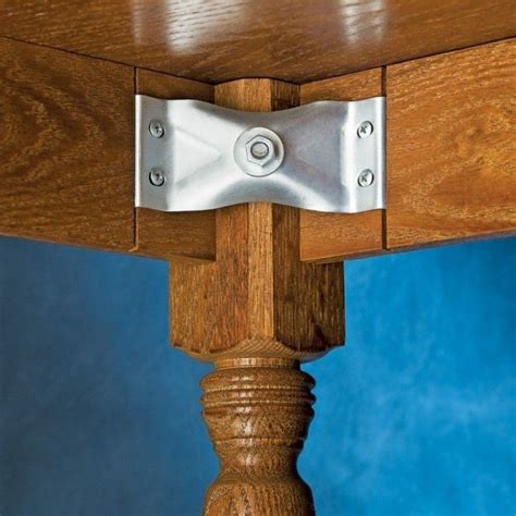 metal bracket table legs|inside corner table leg bracket.